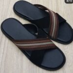 Blide leather slippers